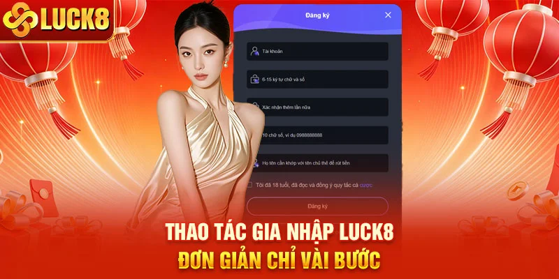 Thao tác gia nhập đơn giản chỉ vài bước